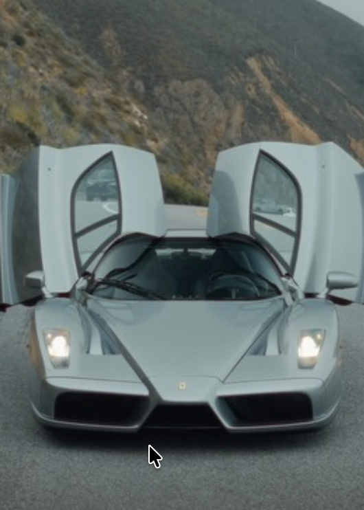 This Ferrari Enzo is one of just six examples produced in Grigio Titanio